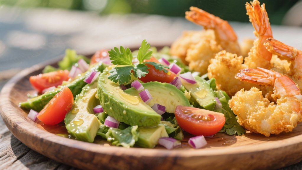 vibrant avocado tomato salad