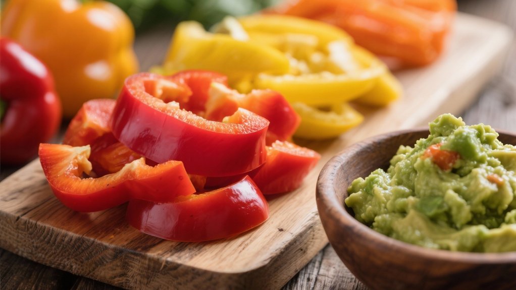 vibrant bell pepper appetizer