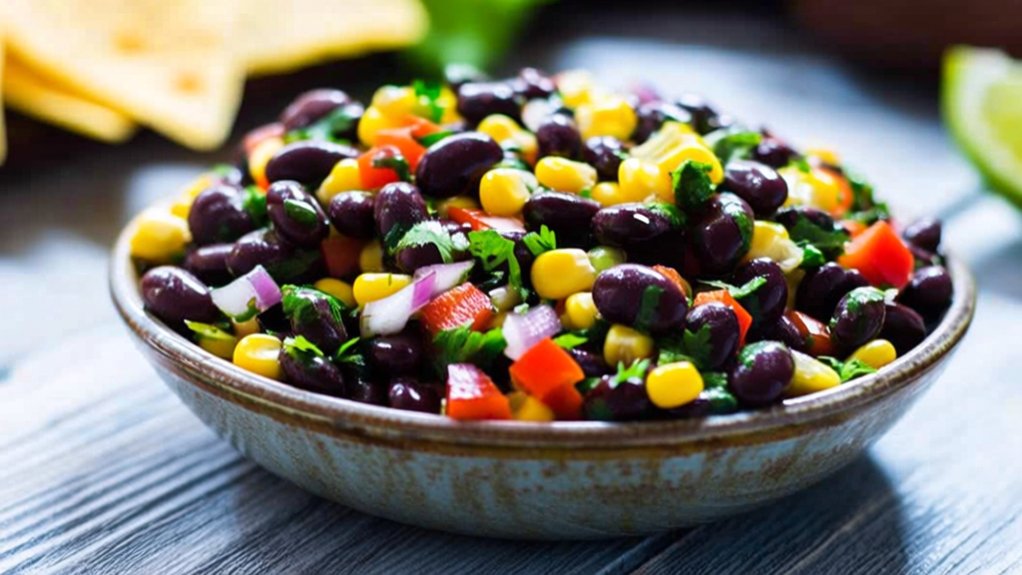 vibrant black bean salad
