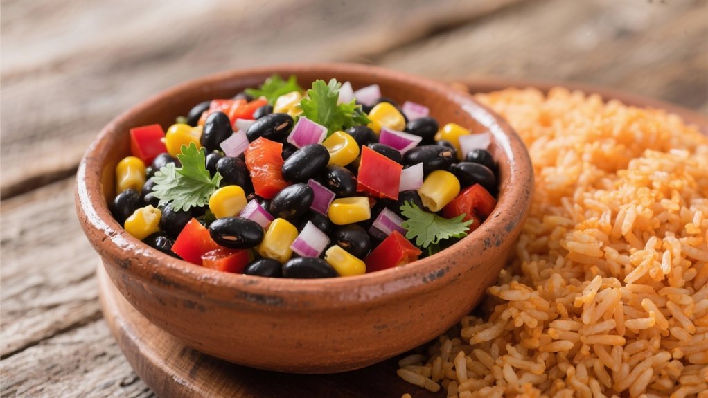 vibrant black bean salad