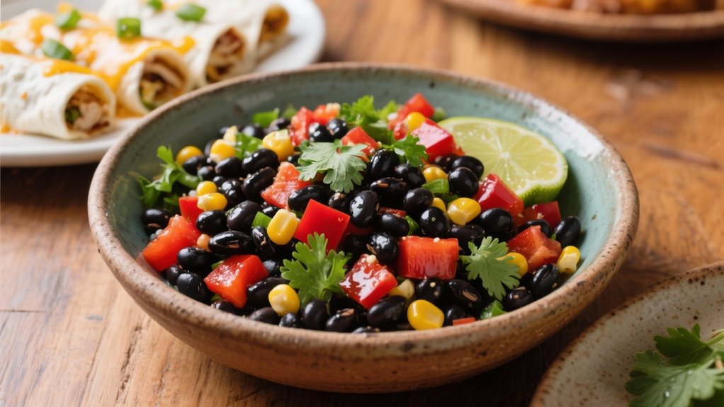 vibrant black bean salad