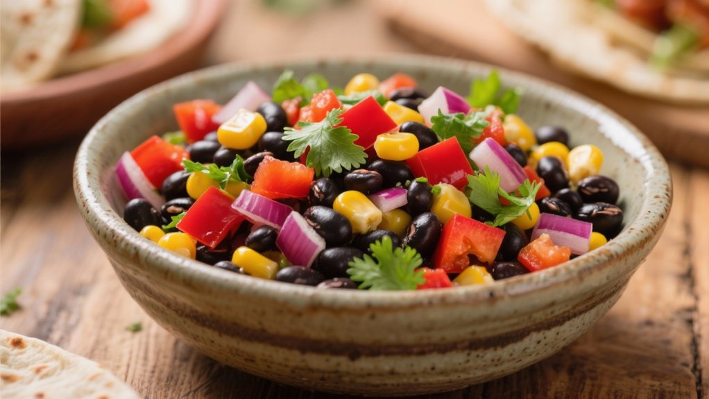 vibrant black bean salad
