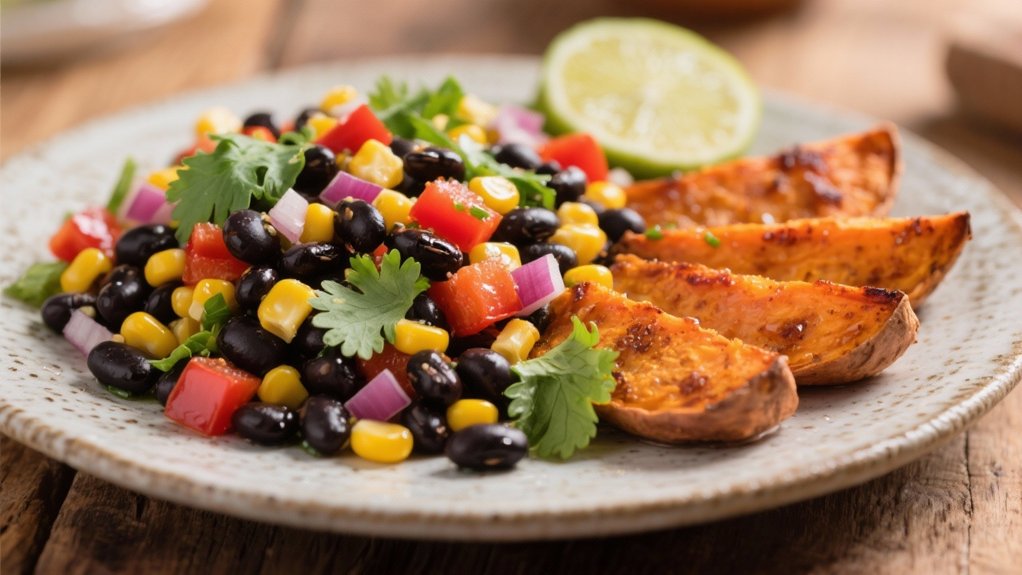 vibrant black bean salad