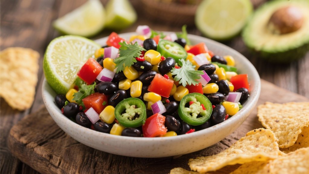 vibrant black bean salad