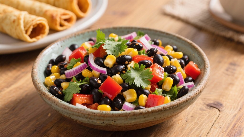vibrant black bean salad