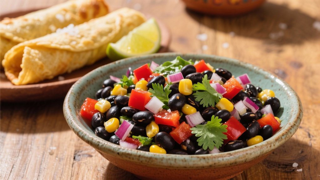 vibrant black bean salad