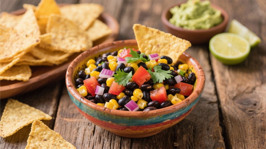 vibrant black bean salsa