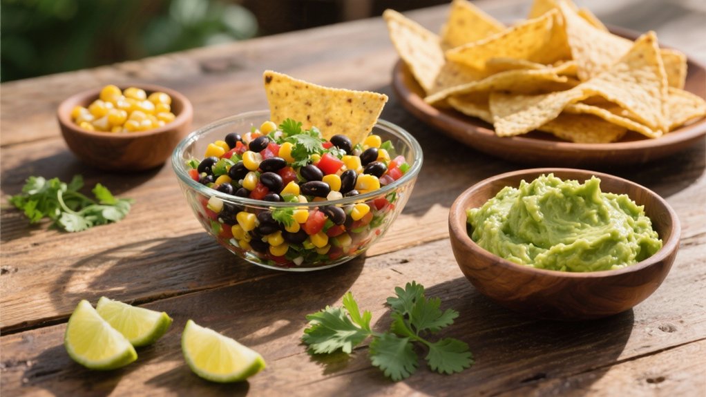 vibrant black bean salsa