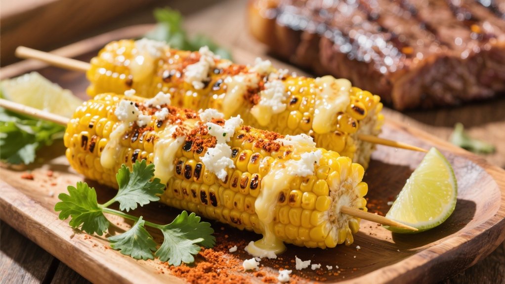 vibrant creamy zesty elote