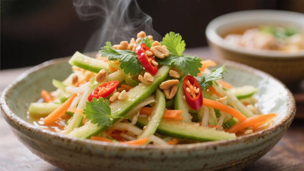 vibrant crunchy tangy salad