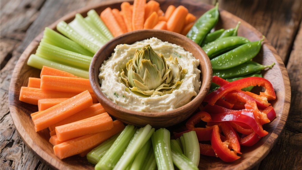 vibrant crunchy vegetable pairing