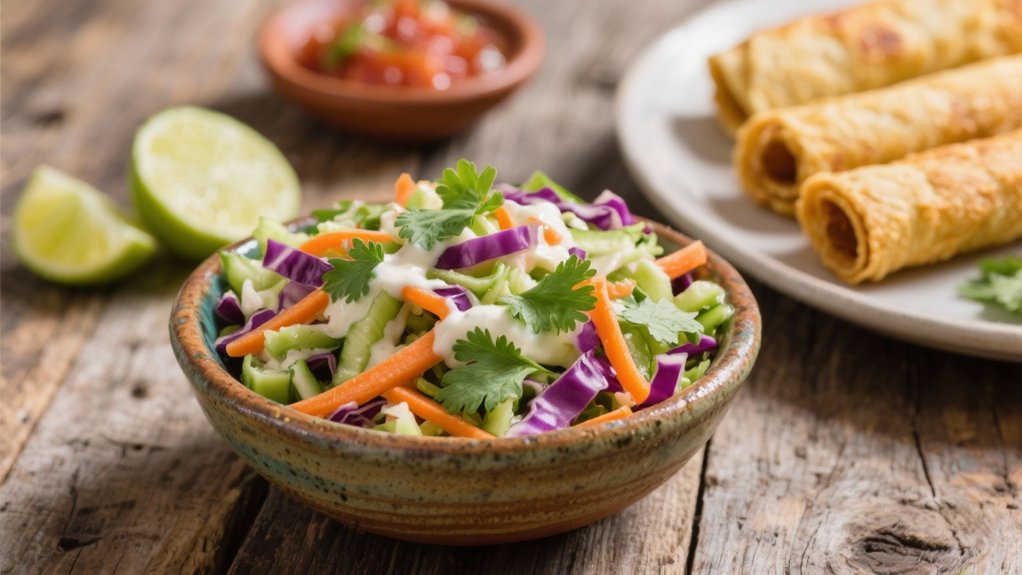 vibrant crunchy zesty coleslaw
