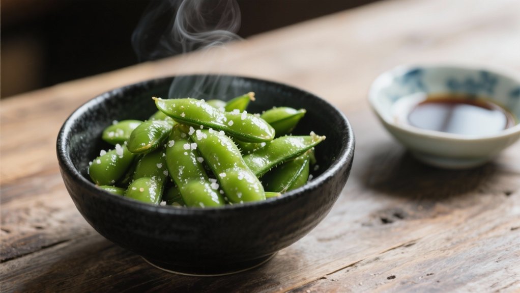 vibrant green savory contrast