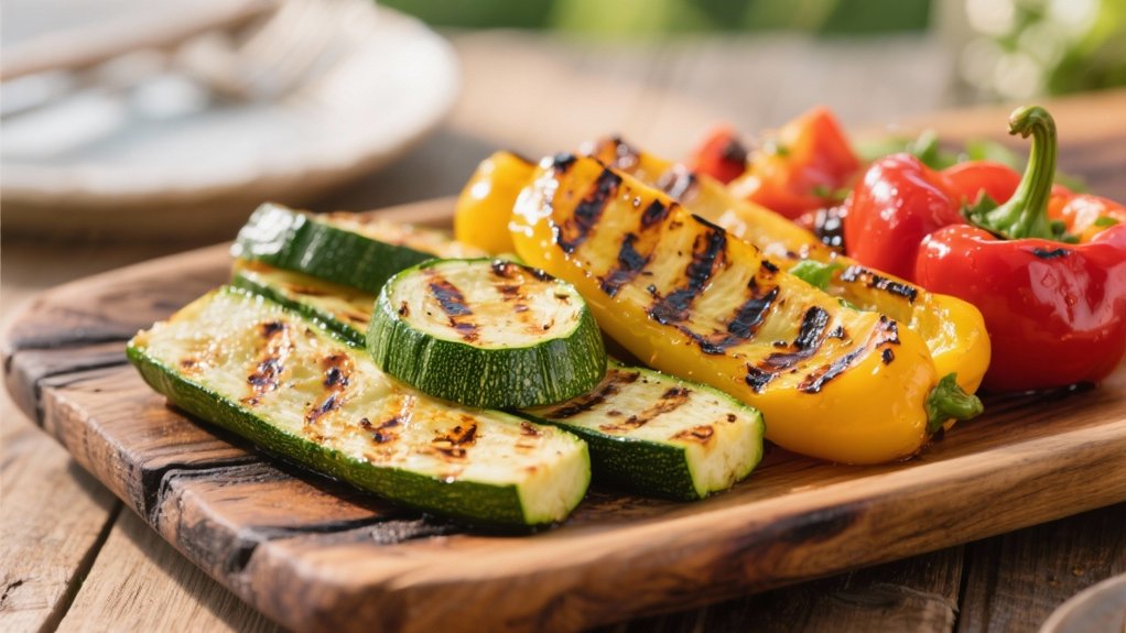 vibrant grilled vegetable combination