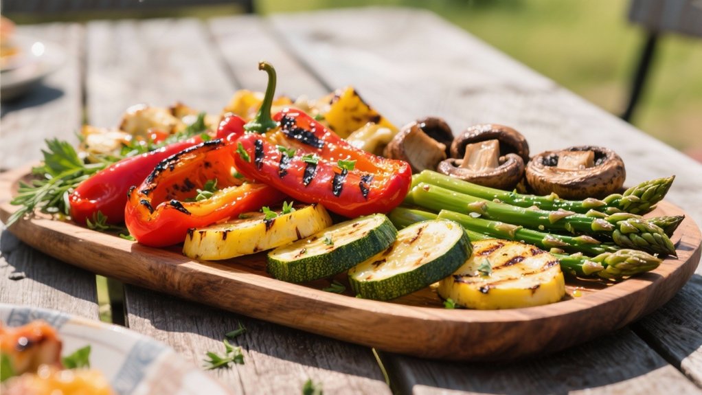 vibrant grilled vegetable sides