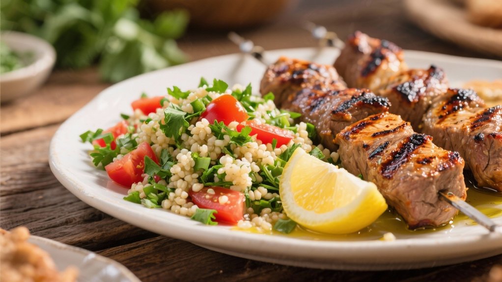 vibrant herb infused mediterranean salad