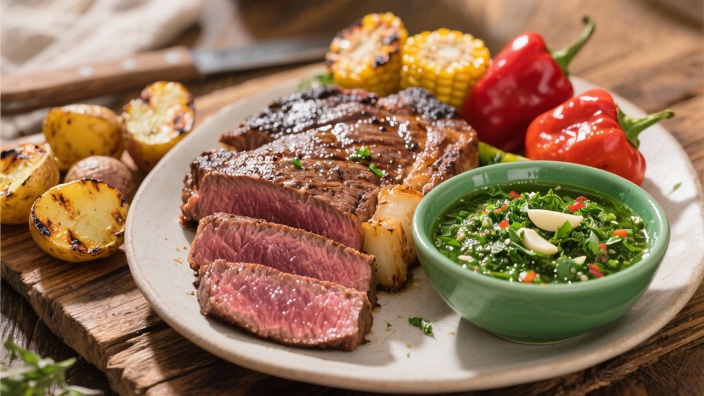 vibrant herb packed sauce