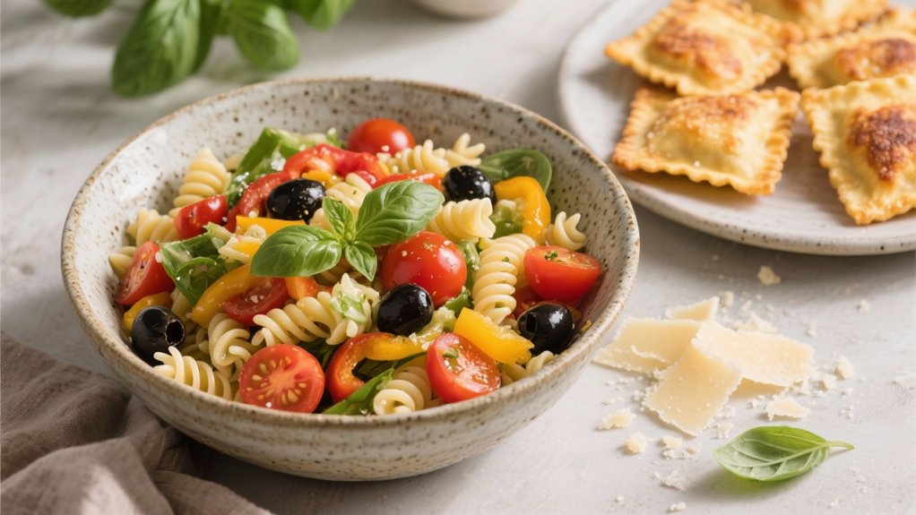 vibrant italian pasta salad