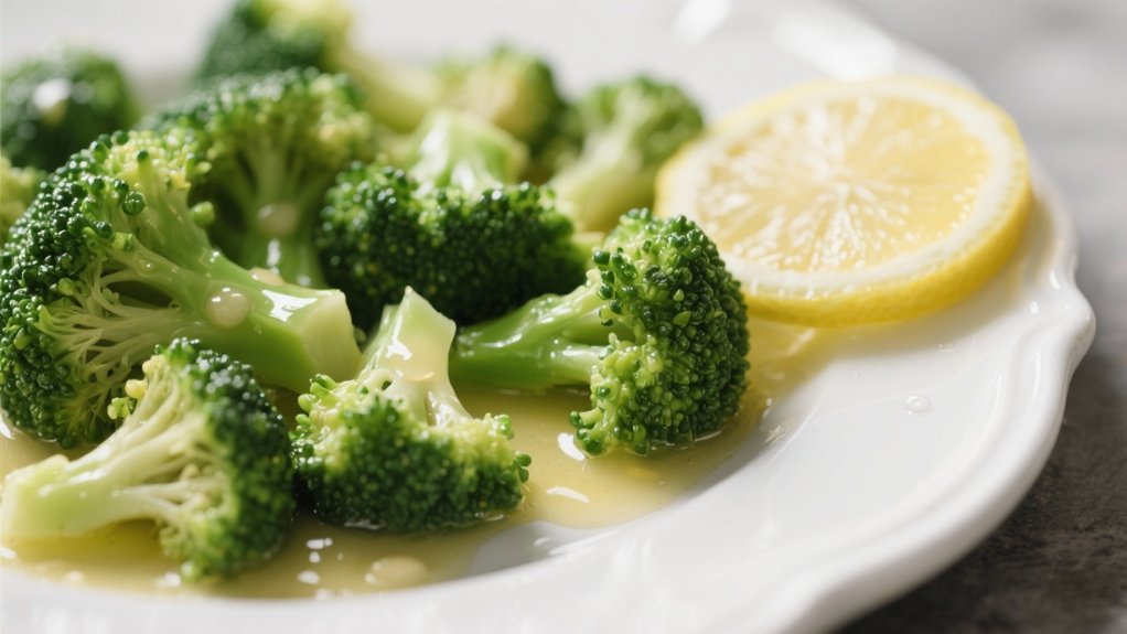 vibrant lemon butter broccoli