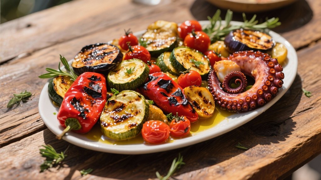 vibrant mediterranean roasted vegetables