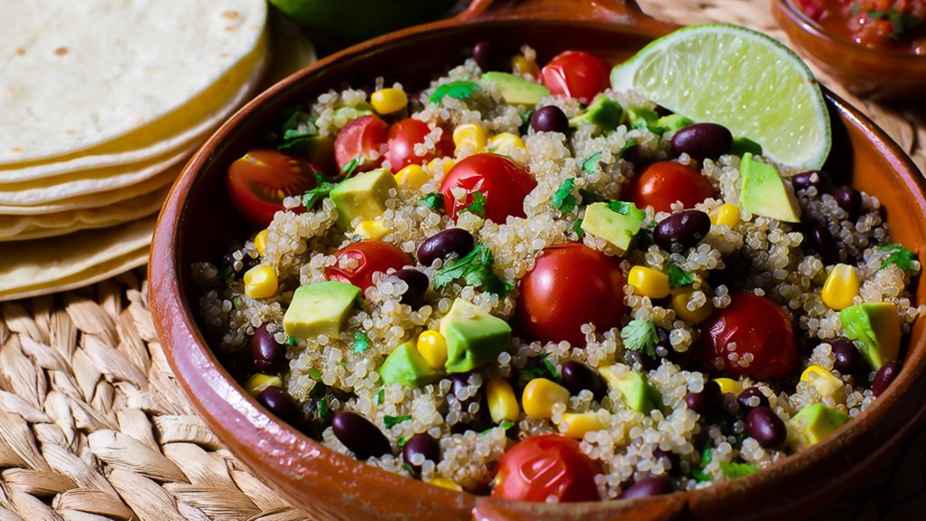 vibrant nutritious quinoa salad