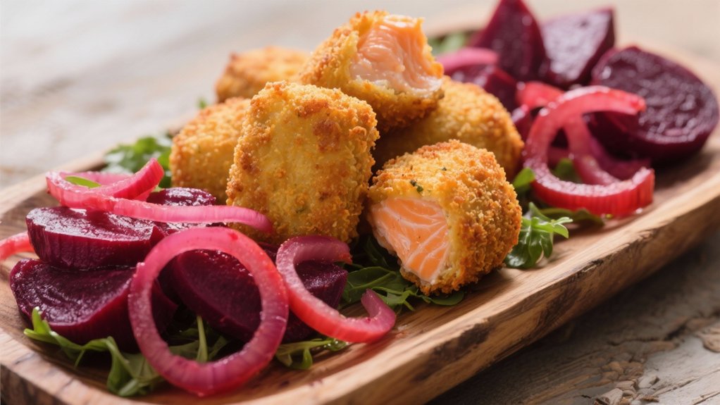 vibrant pickled beet salad
