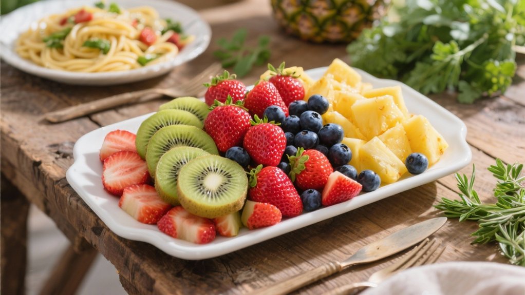 vibrant refreshing fruit platter
