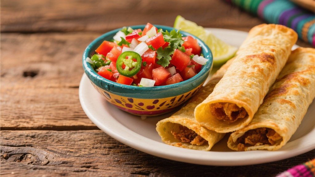 vibrant salsa for flautas
