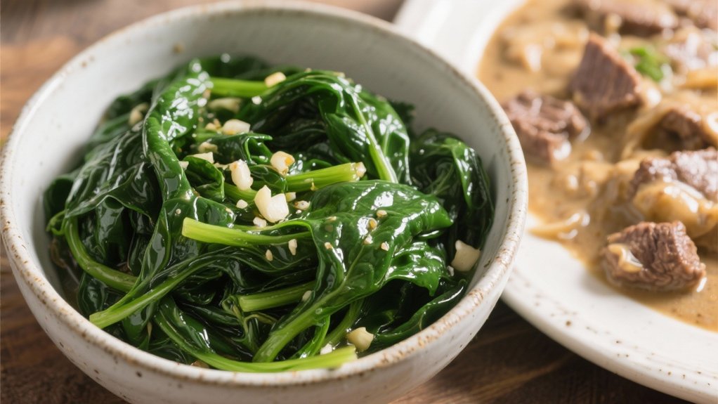 vibrant saut ed spinach recipe