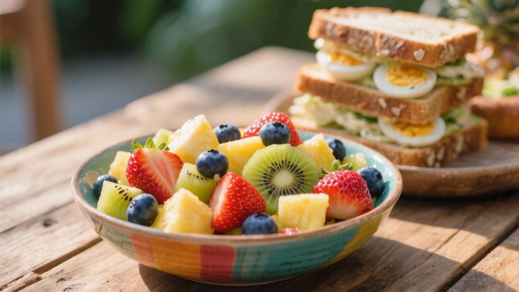 vibrant seasonal fruit salad
