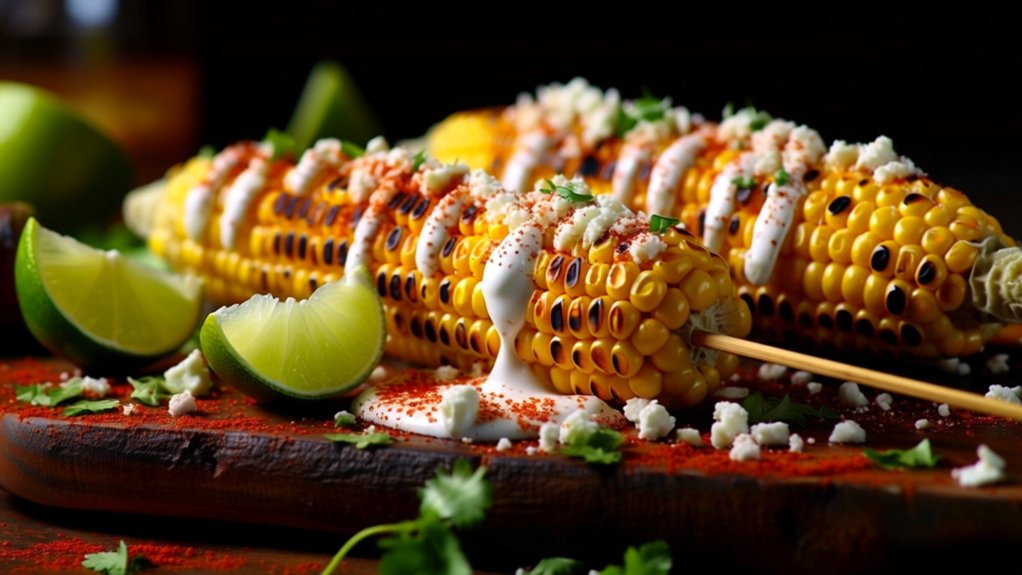 vibrant smoky creamy elote
