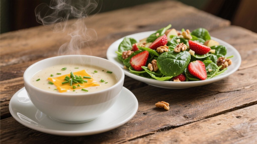 vibrant spinach strawberry salad