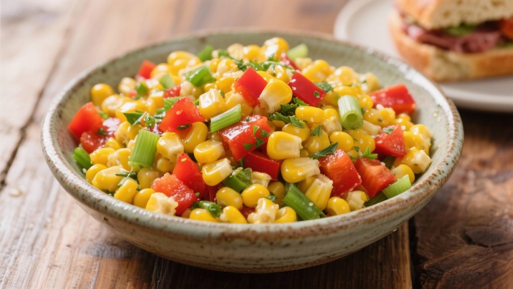 vibrant summer corn salad