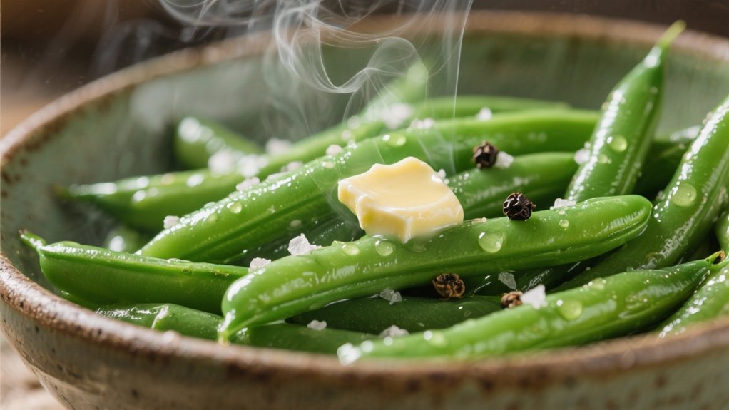 vibrant tender green beans