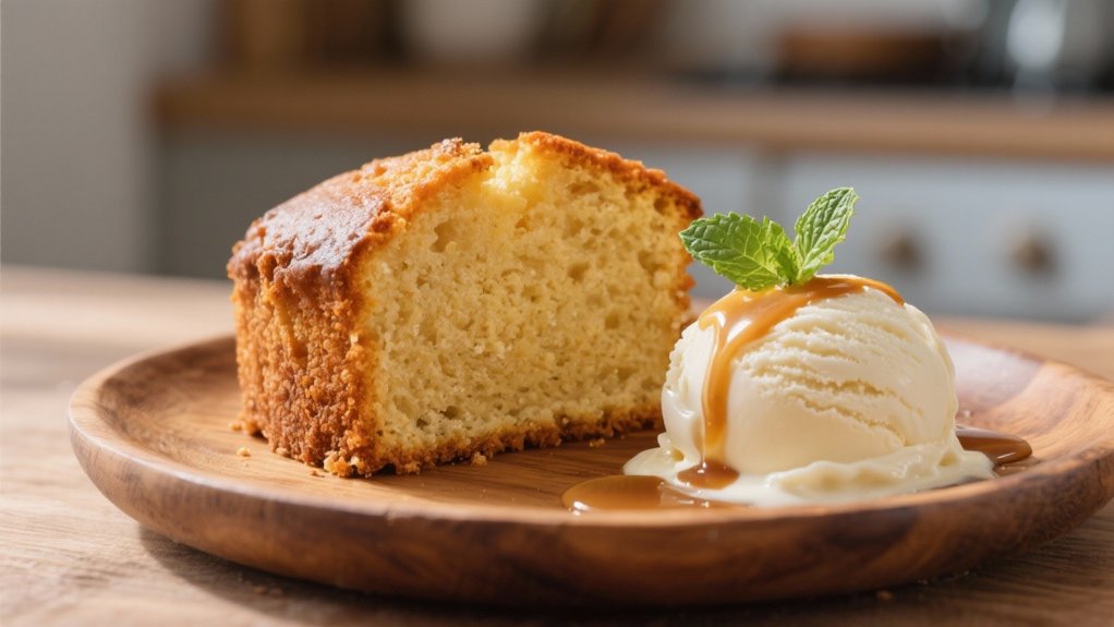 warm cake cold ice cream