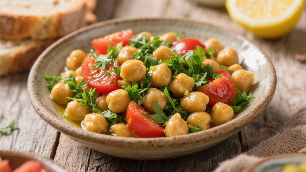 warm chickpea salad recipe