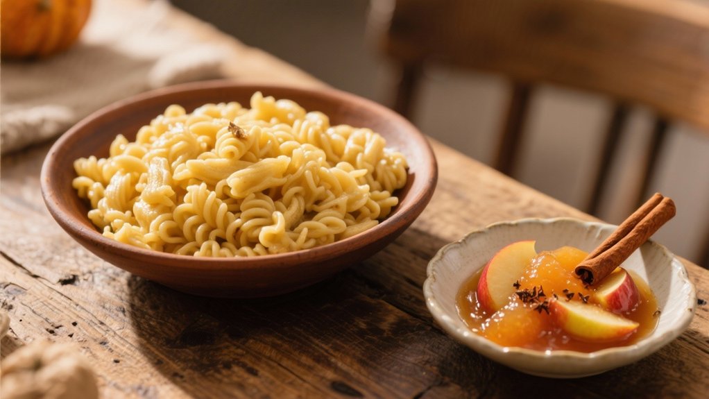 warm cinnamon apple compote