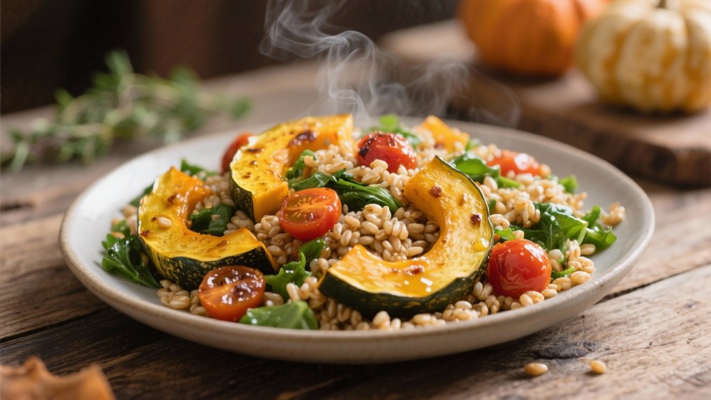 warm farro salad recipe