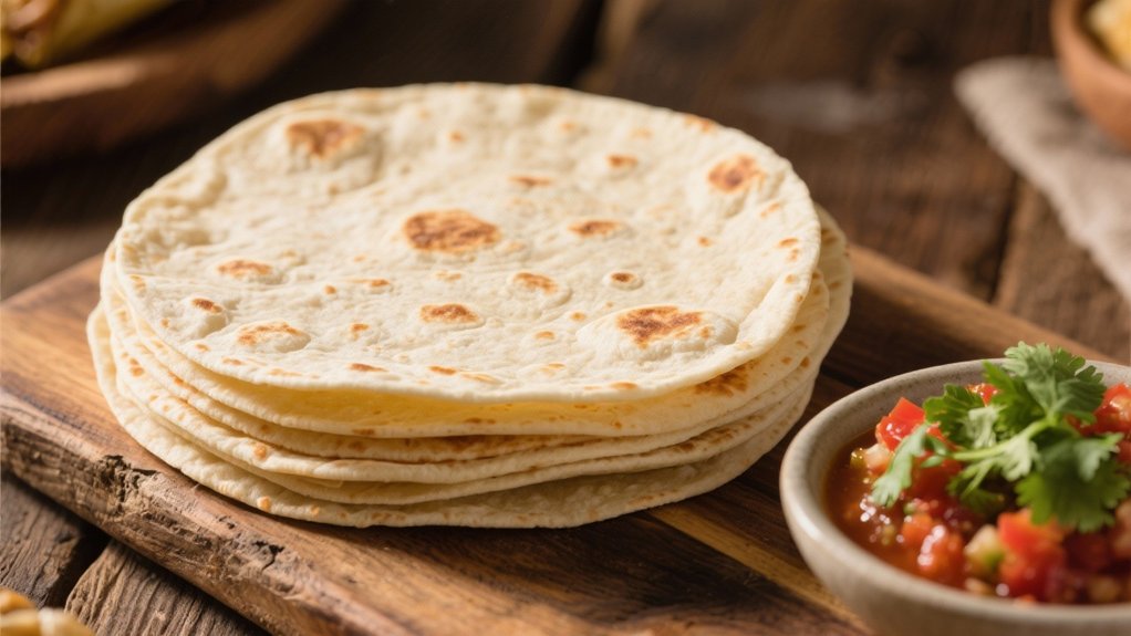 warm flour tortillas delight
