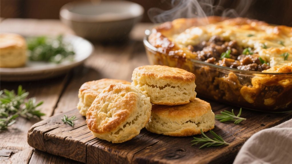 warm fluffy dinner biscuits