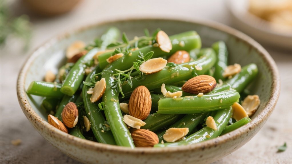 warm green bean salad