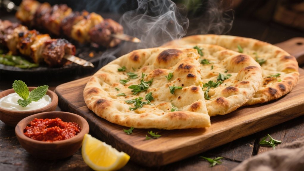 warm herb infused flatbread recipe