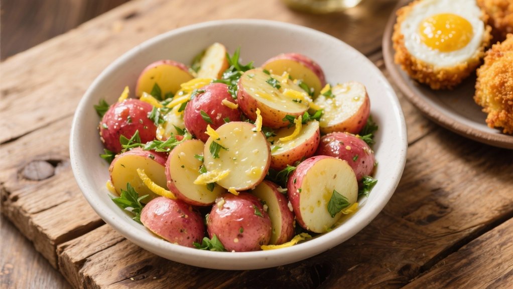 warm potato salad delight