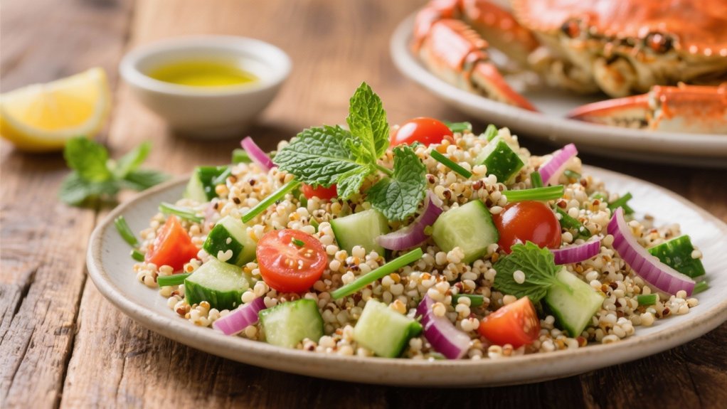 warm quinoa salad delight