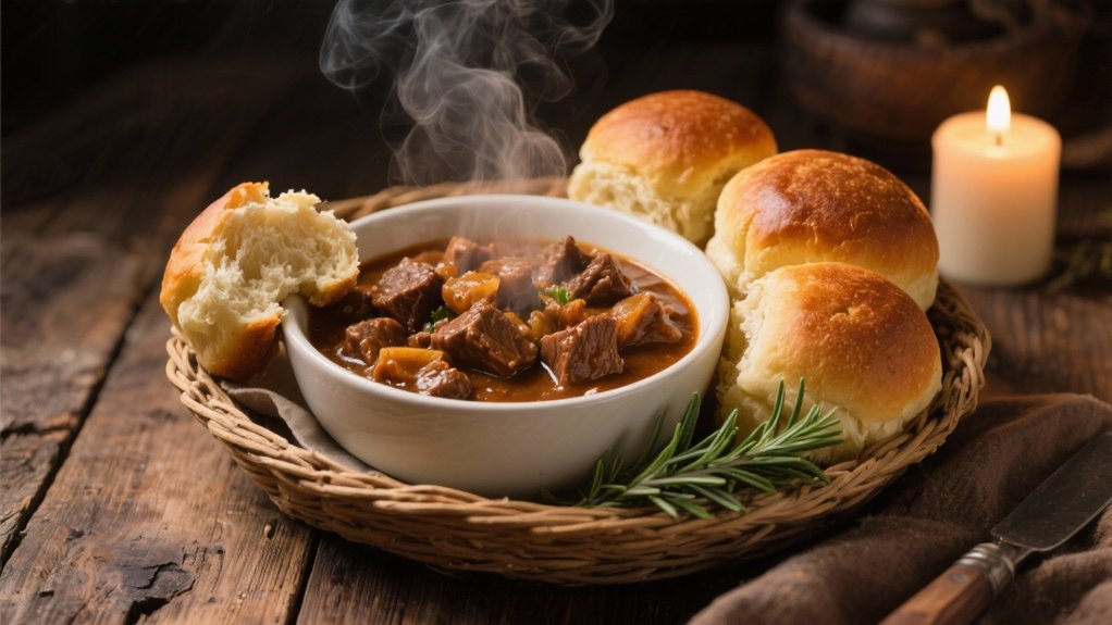 warm soft dinner rolls
