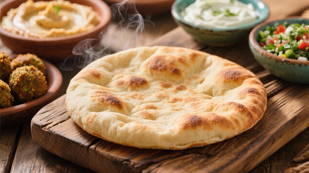 warm soft pita bread