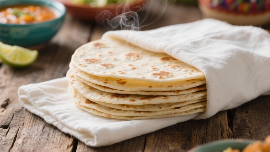 warm soft tortilla comfort