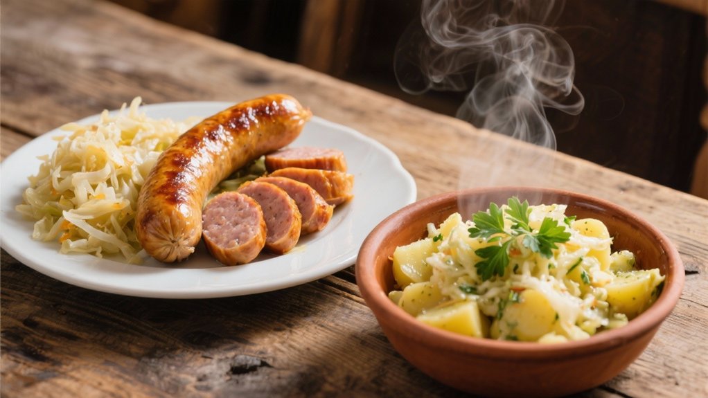 warm tangy potato salad