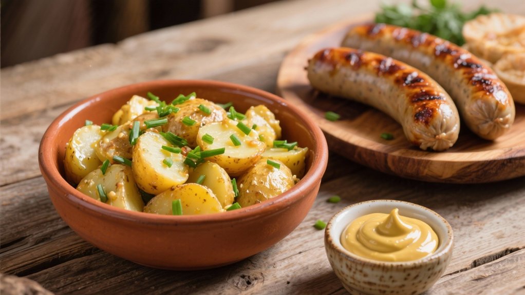 warm tangy vinegar potato salad
