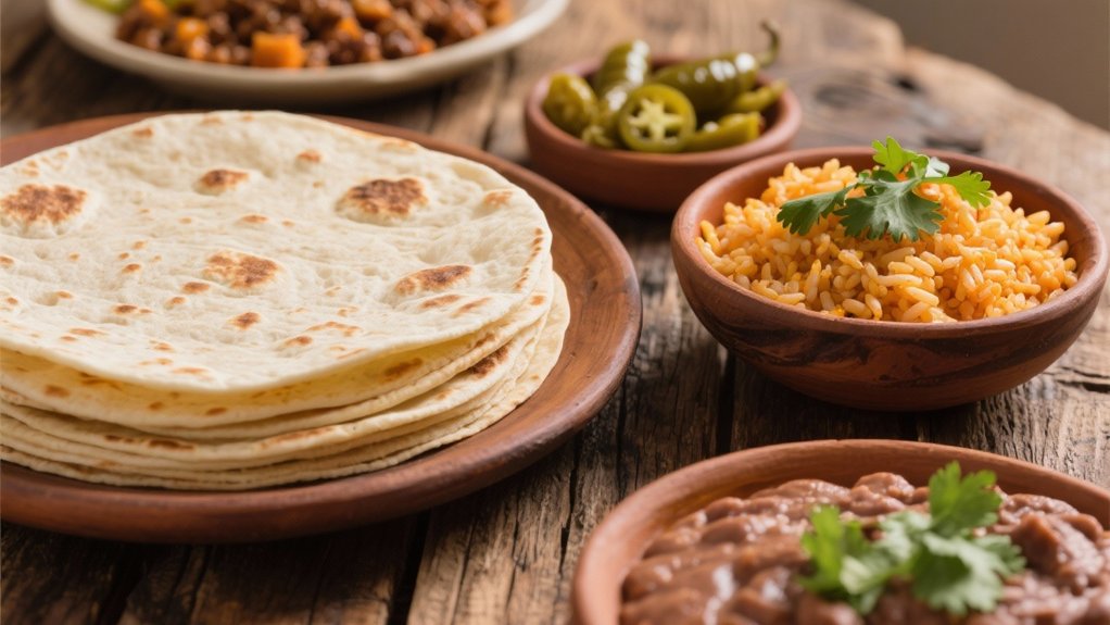 warm tortillas enhance picadillo